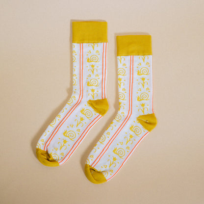 Snail Stripes Socks