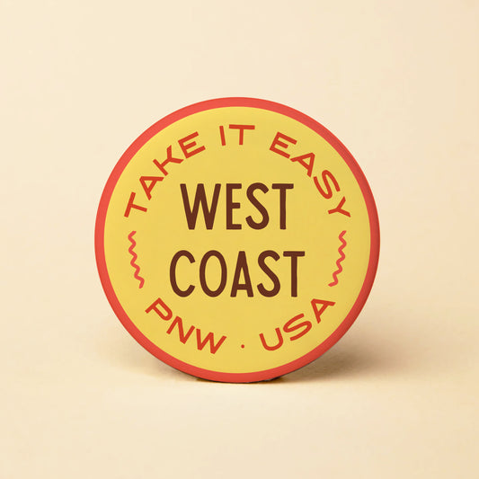 Take It Easy Round Magnet