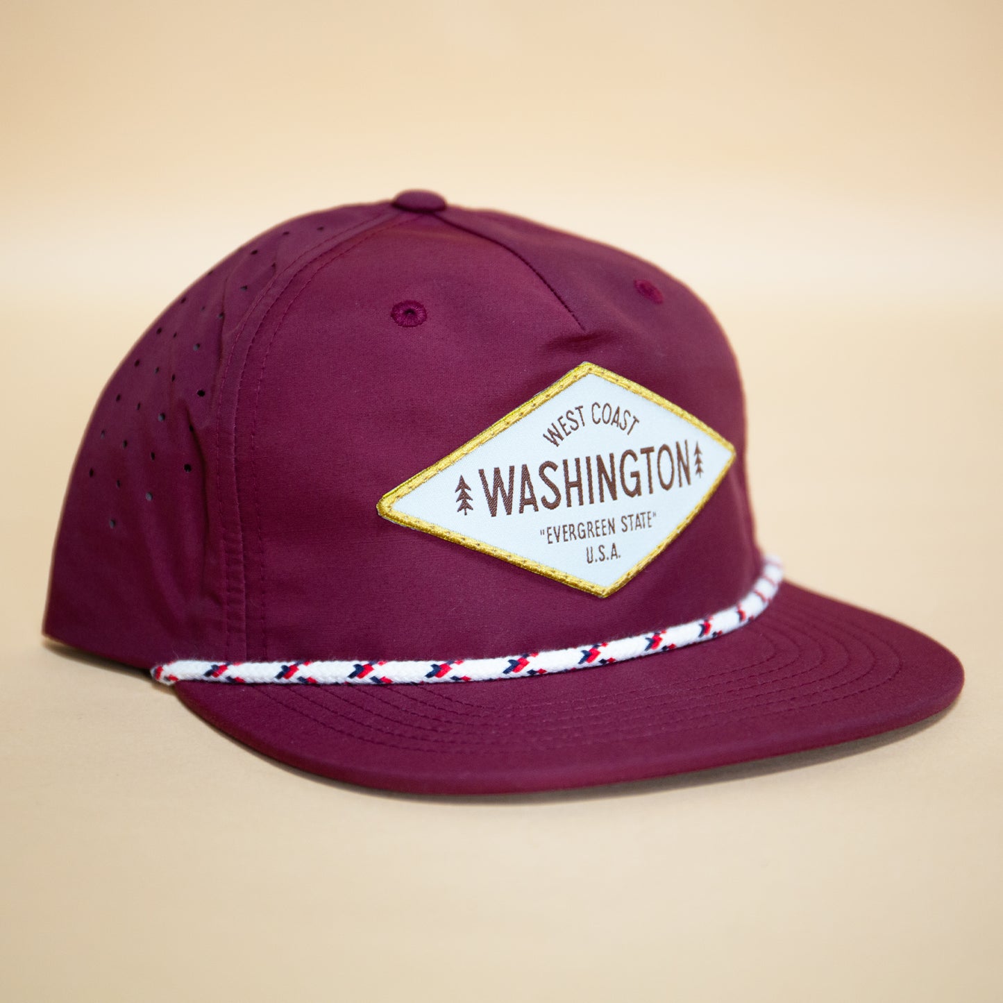 WA Evergreen Hat (Wine)