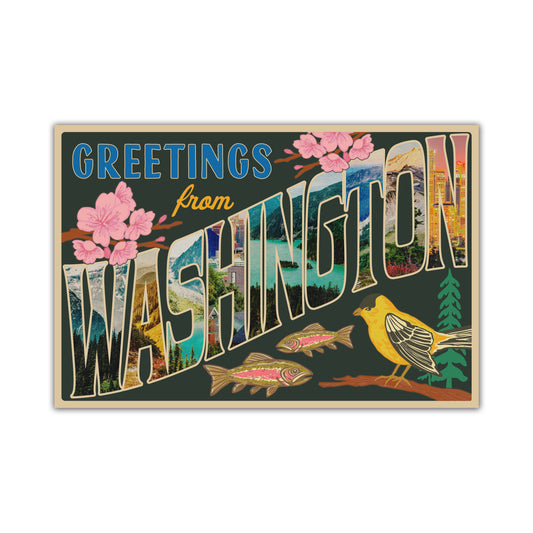 WA Icons Postcard