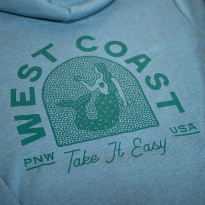West Coast Mermaid Hoodie (Teal)