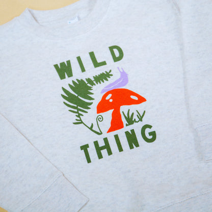 Mushroom Wild Thing Kids Sweatshirt