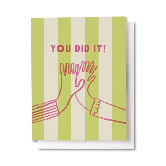 You Did It Celebration Card