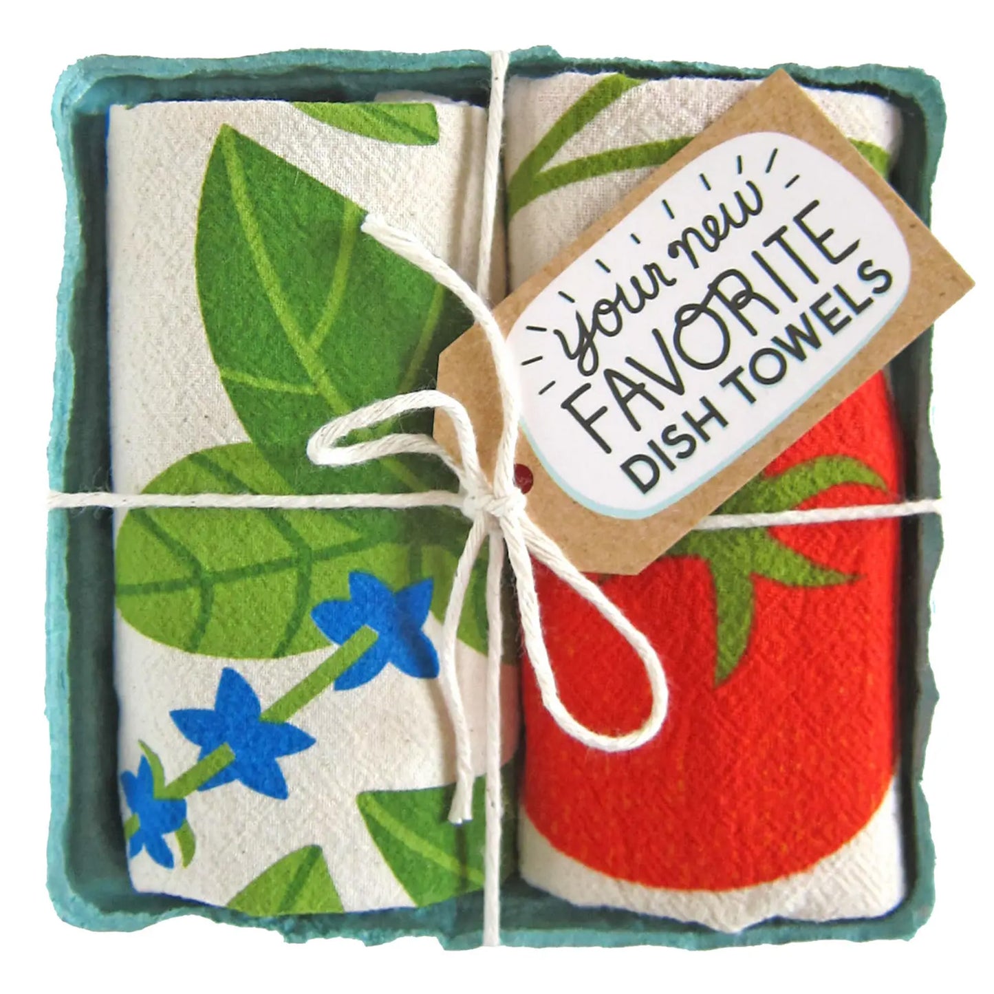 Tomato Basil - Dish Towel Set of 2