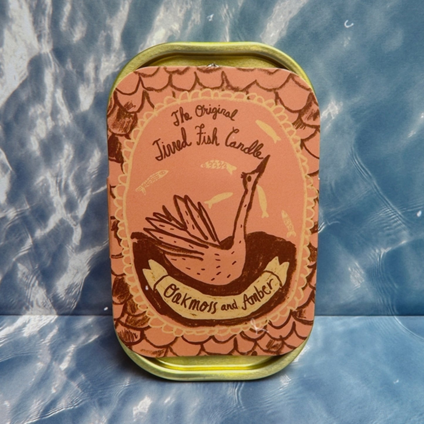 The Tinned Fish Candle / Oakmoss & Amber