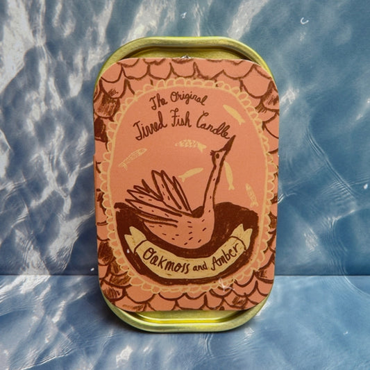 The Tinned Fish Candle / Oakmoss & Amber