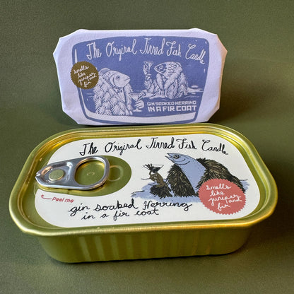 The Tinned Fish Candle / Juniper & Fraser Fir
