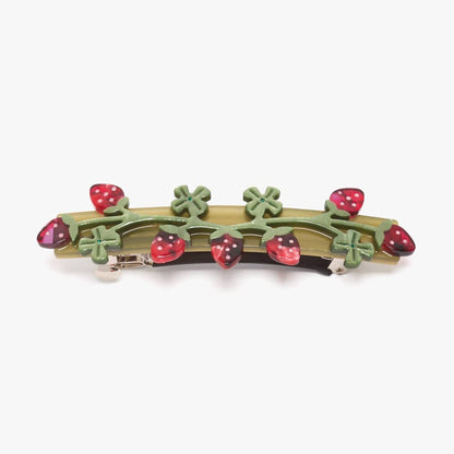 Wild Strawberry French Barrette