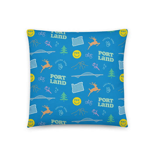 Portland Patterns Throw Pillow