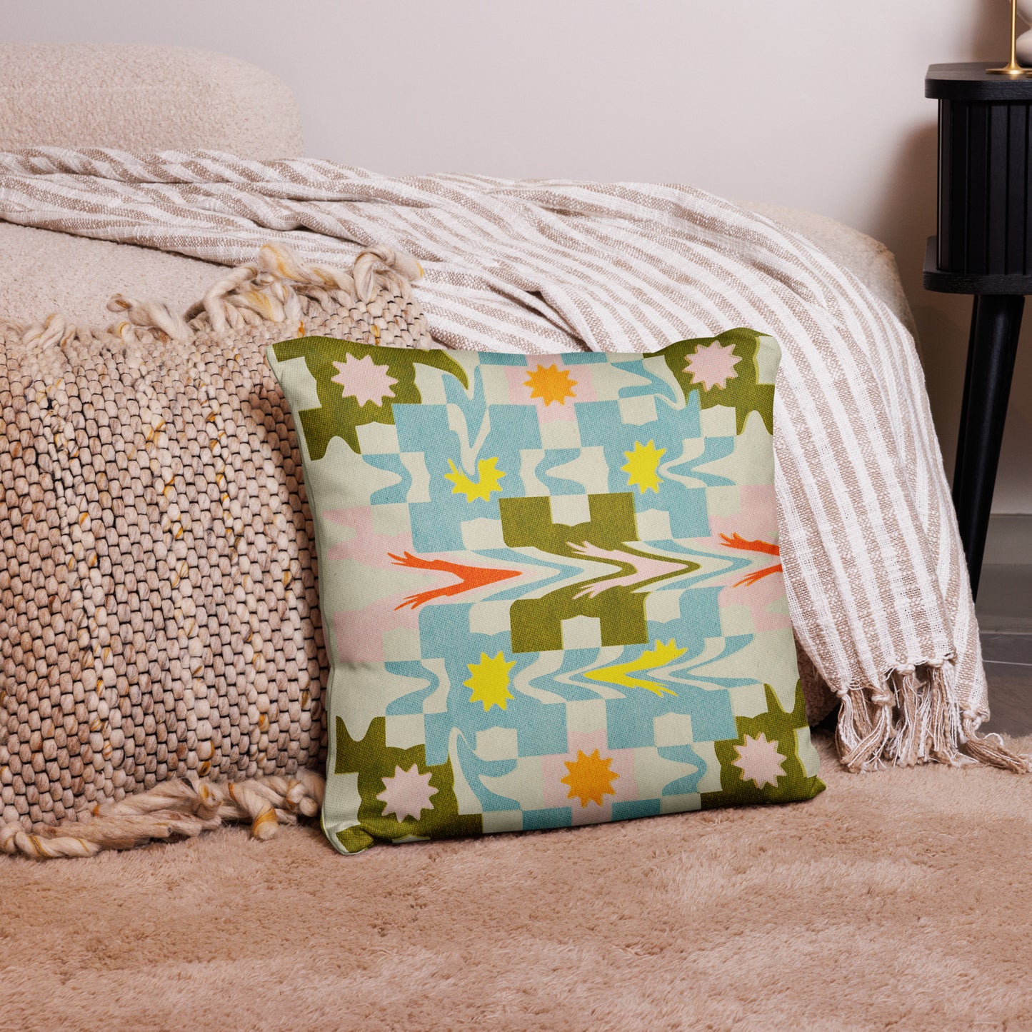 Patchwork Throw Pillow