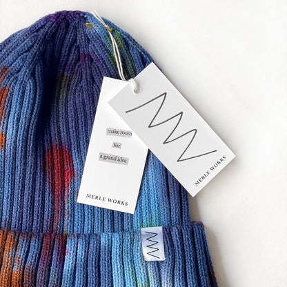 Painter's Hand-Dyed Beanie Hat