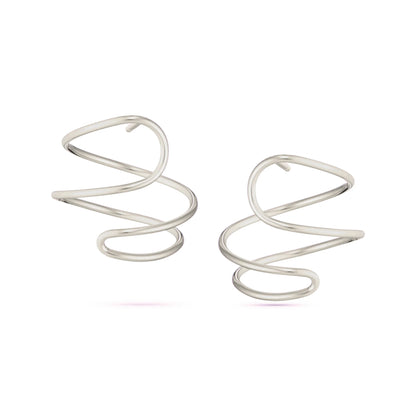 Breeze Earrings in Silver