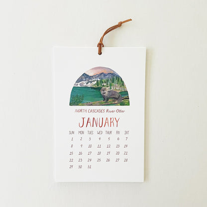 Animals of the National Parks 2025 Mini Calendar