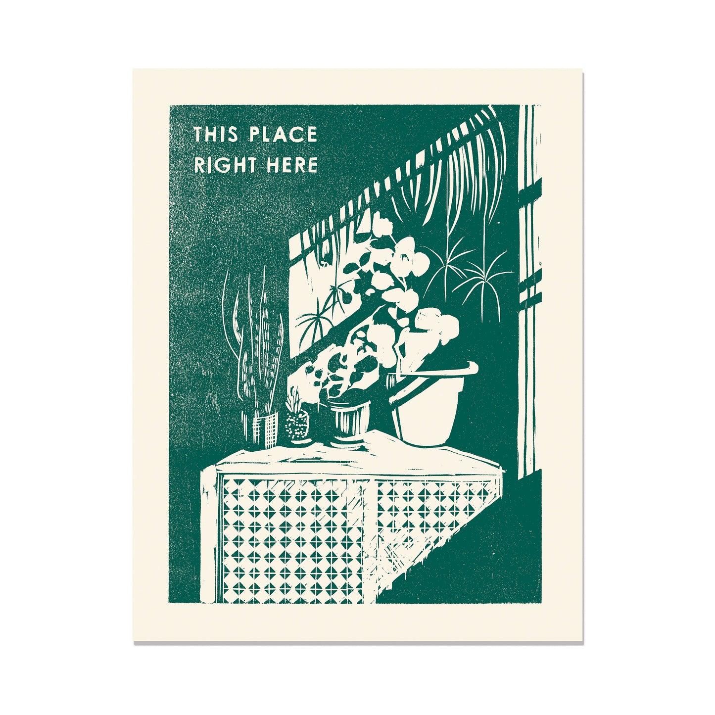 Heartell Press: This Place Right Here Art Print