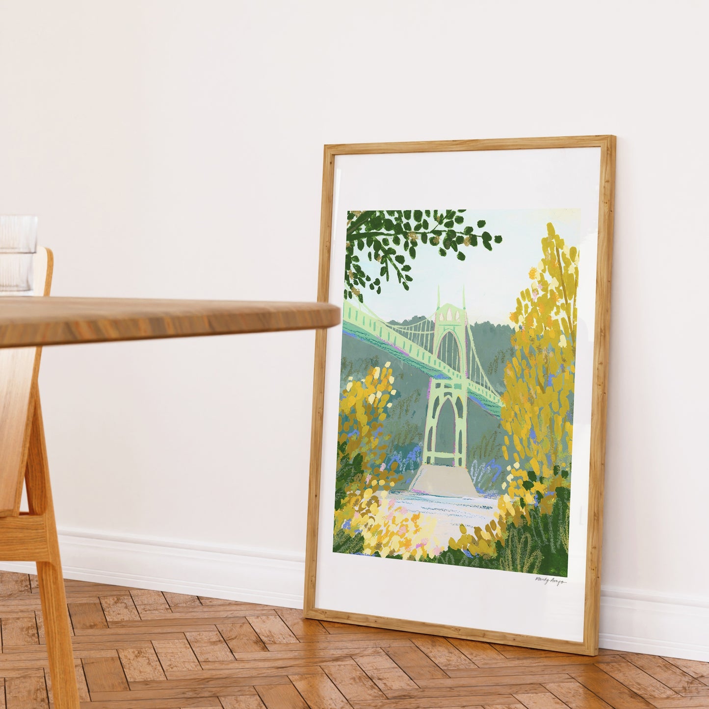 Mandy Arroyo: St. John's Bridge Print