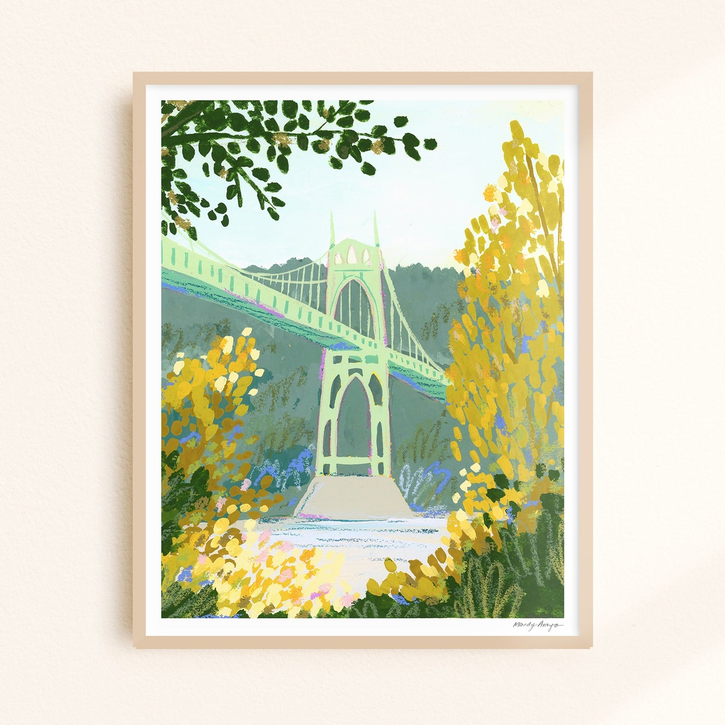 Mandy Arroyo: St. John's Bridge Print