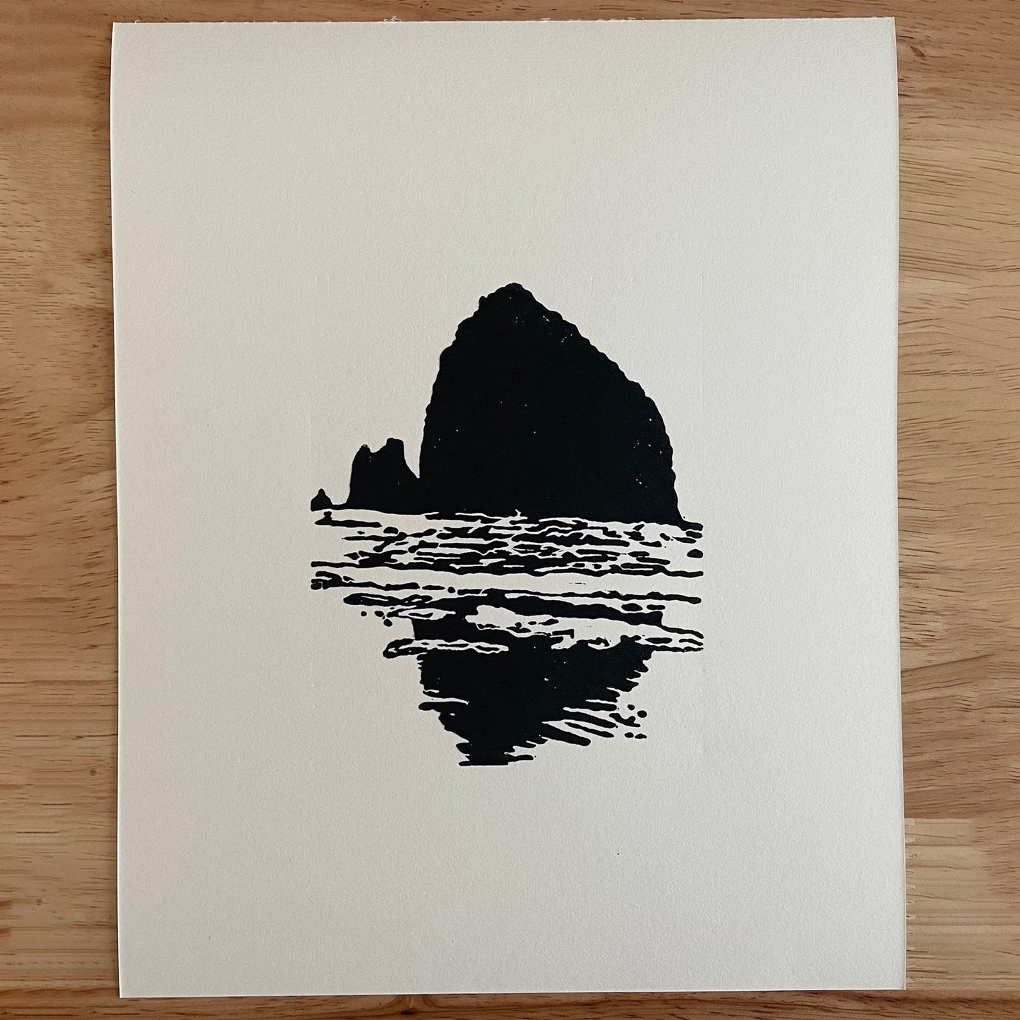 PrintsOnTheTrail: Haystack Rock Print
