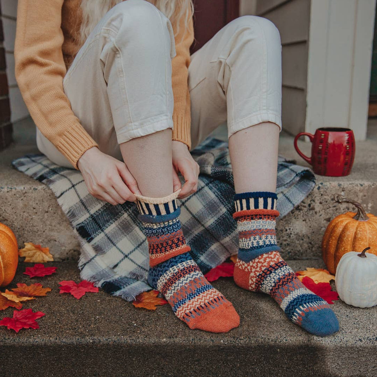Nutmeg Crew Socks