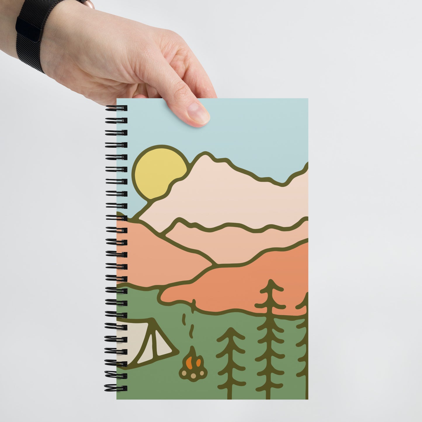 Camping Spiral Notebook