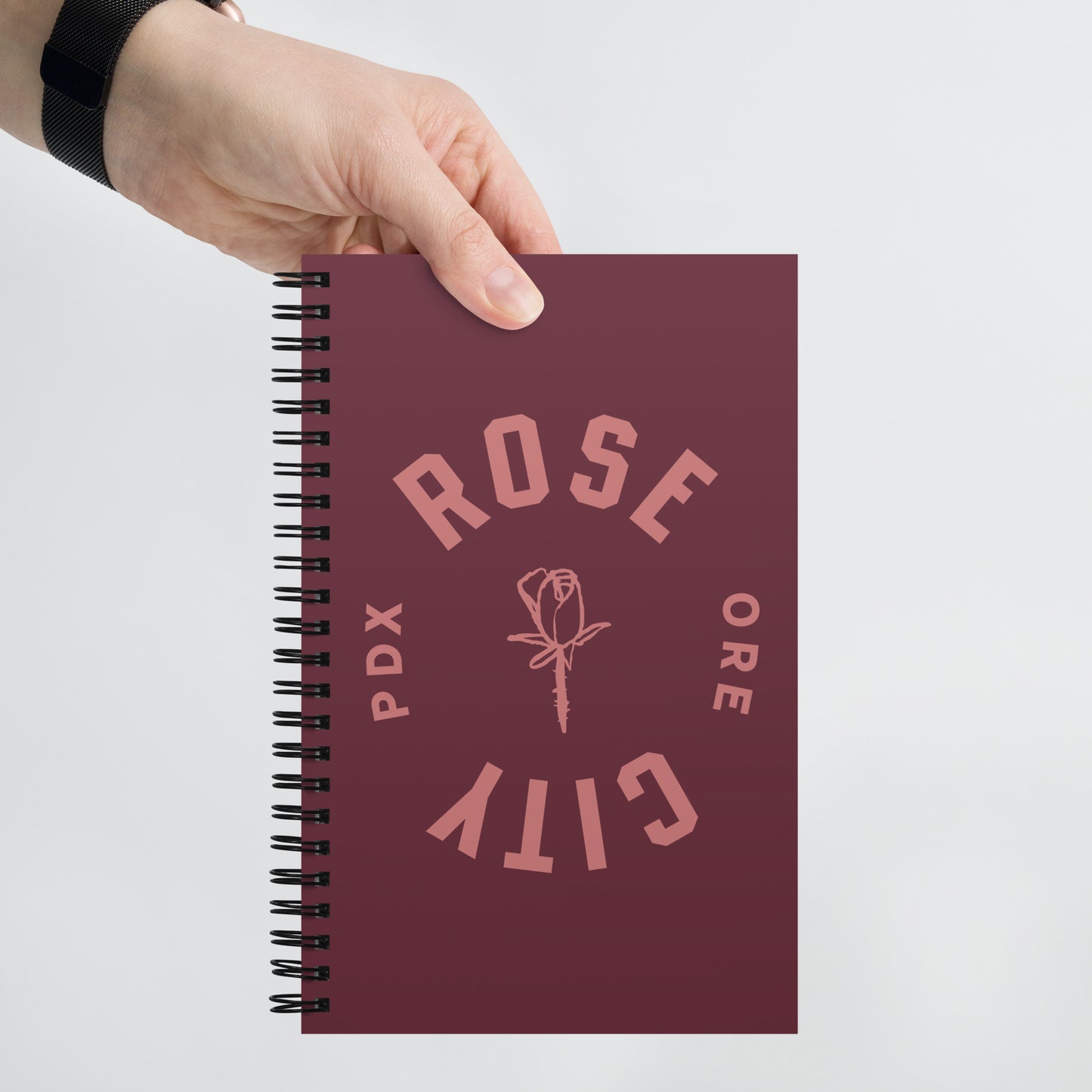 Rose City Spiral Notebook