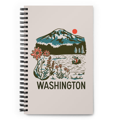 WA Mountain Lake Spiral Notebook