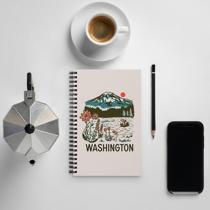 WA Mountain Lake Spiral Notebook