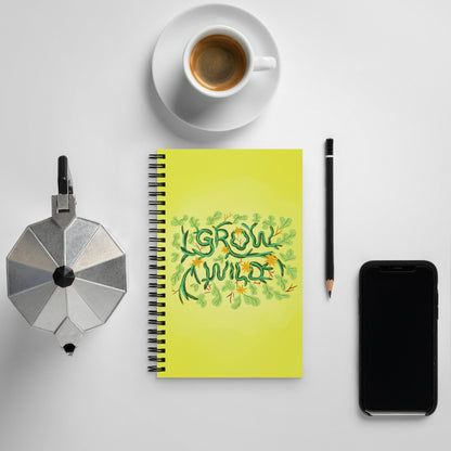 Grow Wild Spiral Notebook