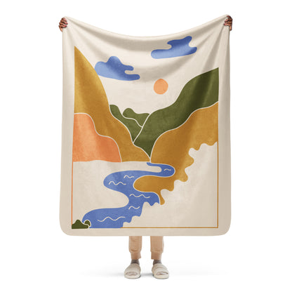 Winding River Sherpa Blanket