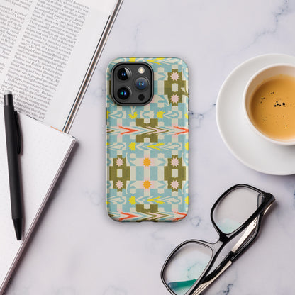 Patchwork Glitch Tough Case for iPhone 15 Pro Max