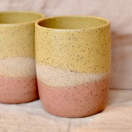 Double Dipped Tumbler: Mustard & Rosehip