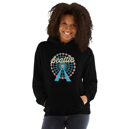 Seattle Ferris Wheel Unisex Hoodie