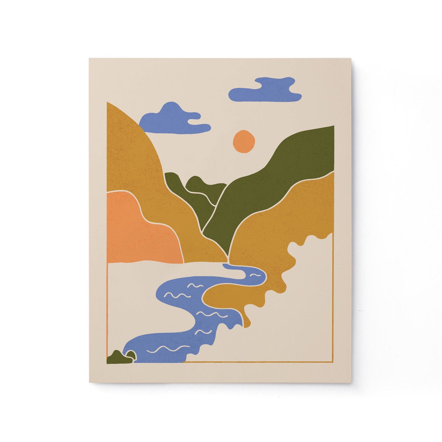 Winding River Print