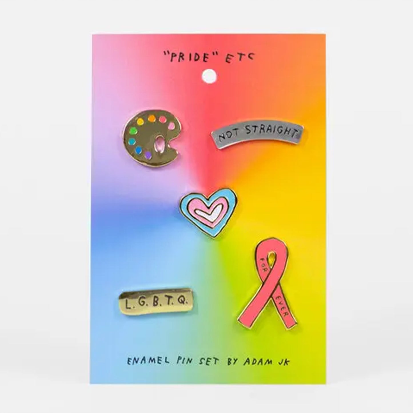 Adam JK Pride Enamel Pin Set