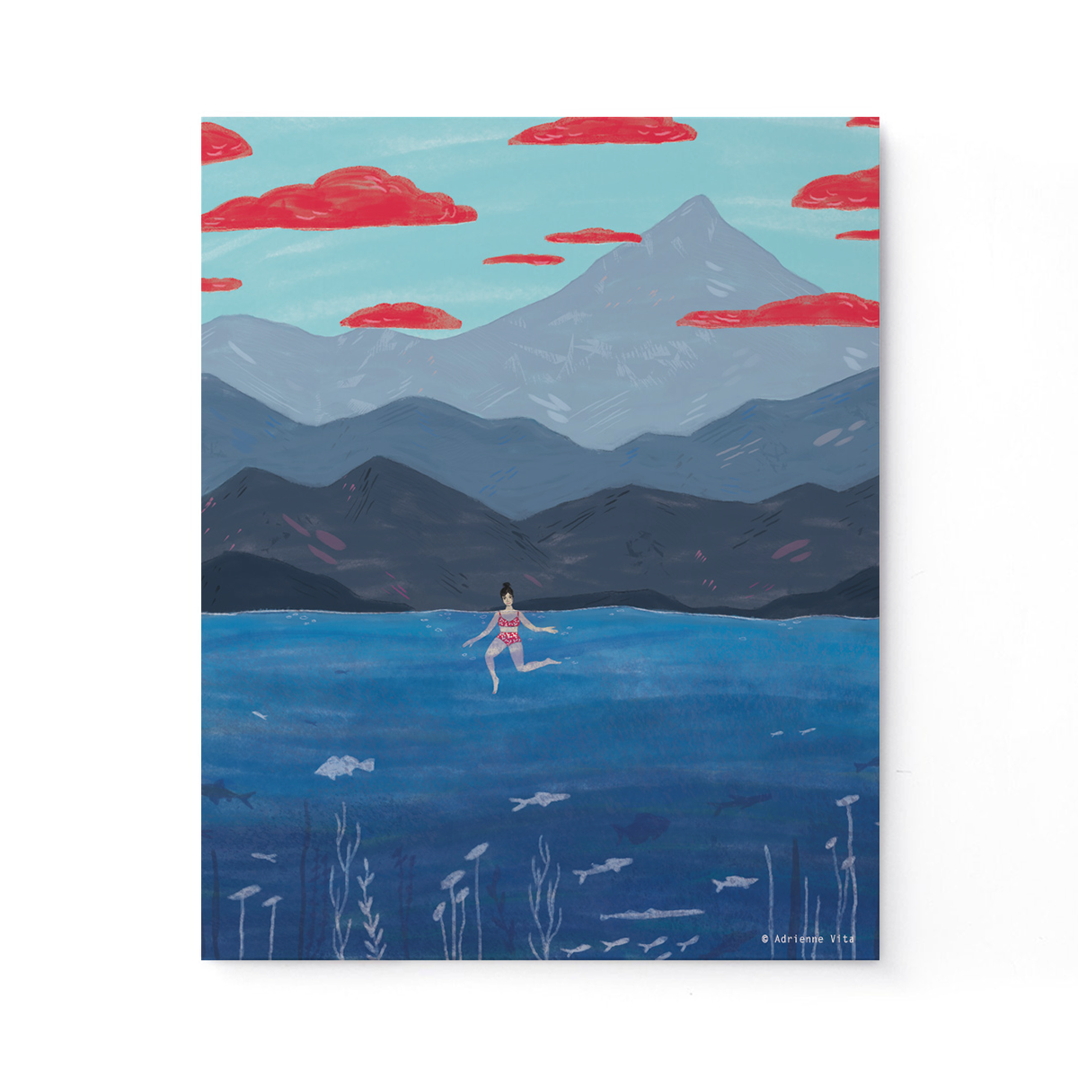 Adrienne Vita: Summer Swim Print