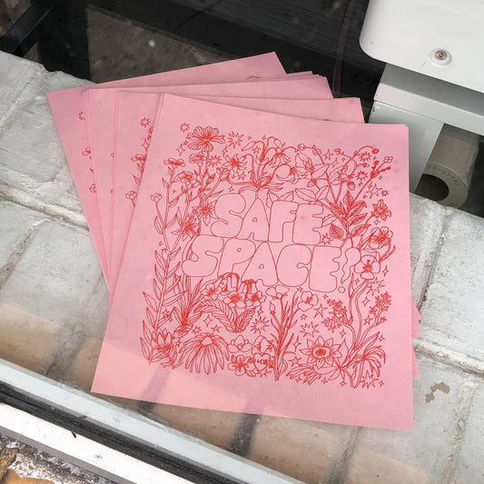 Ash + Chess: Safe Space Riso Print