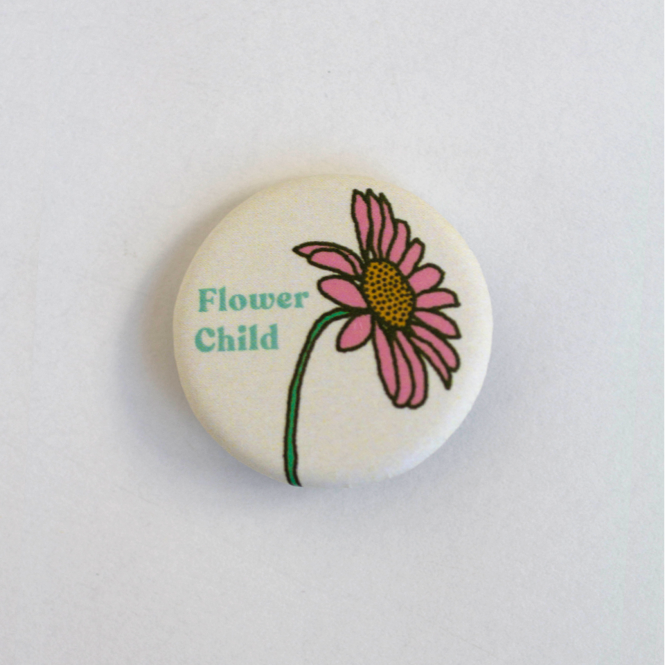 Flower Child Button