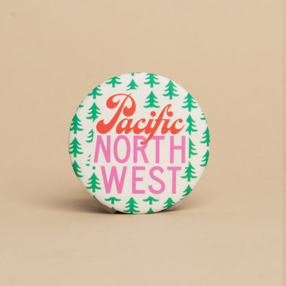 Retro PNW Round Magnet