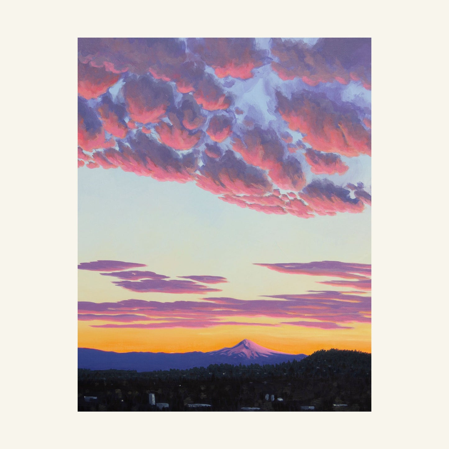 Catherine Freshley: Mt. Hood Sunrise 3 Print