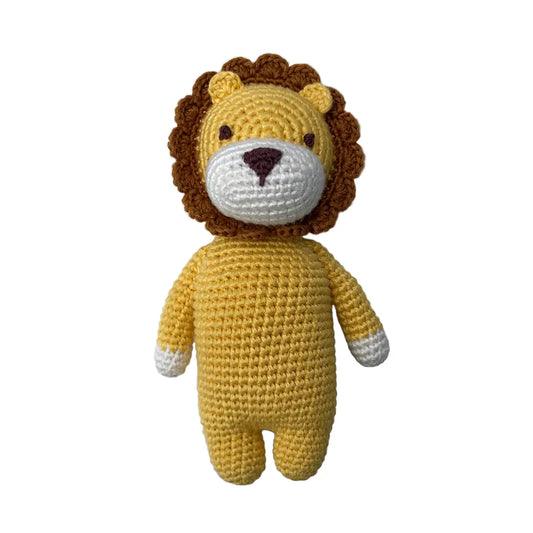 Leon the Lion Hand-Crocheted Plush