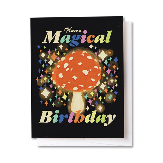 Magical Mushroom Birthday Card