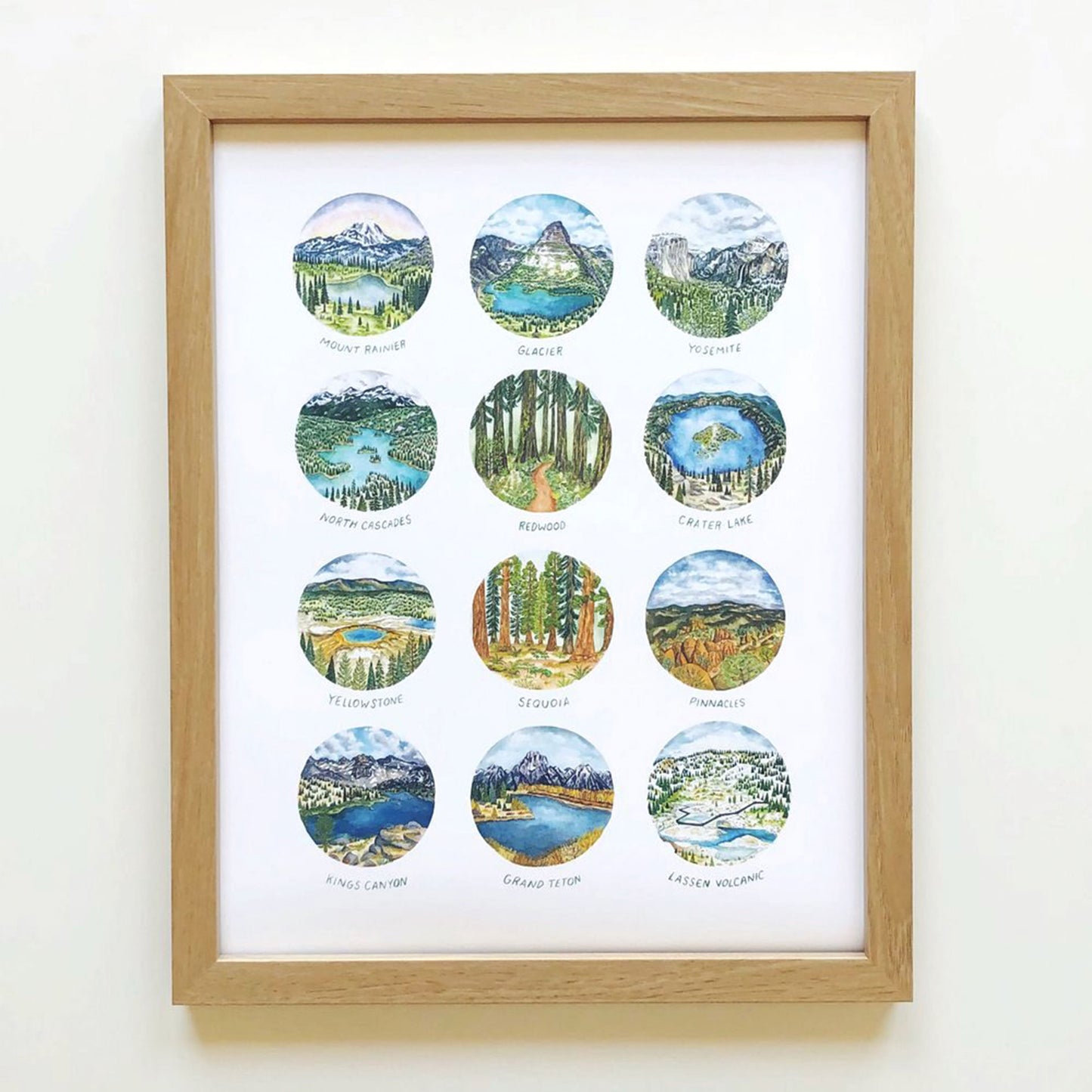 Erin Vaughan Illustration: Pacific Northwest Circles Print