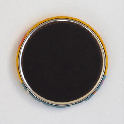 Groovy Mt. Hood Round Magnet