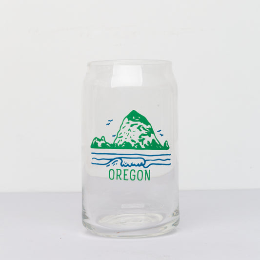 Oregon Coast Beer Can Glass