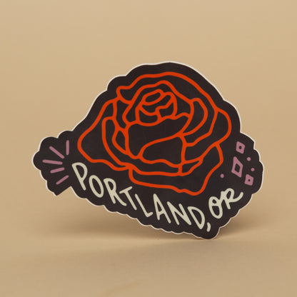 Portland Rose Sticker