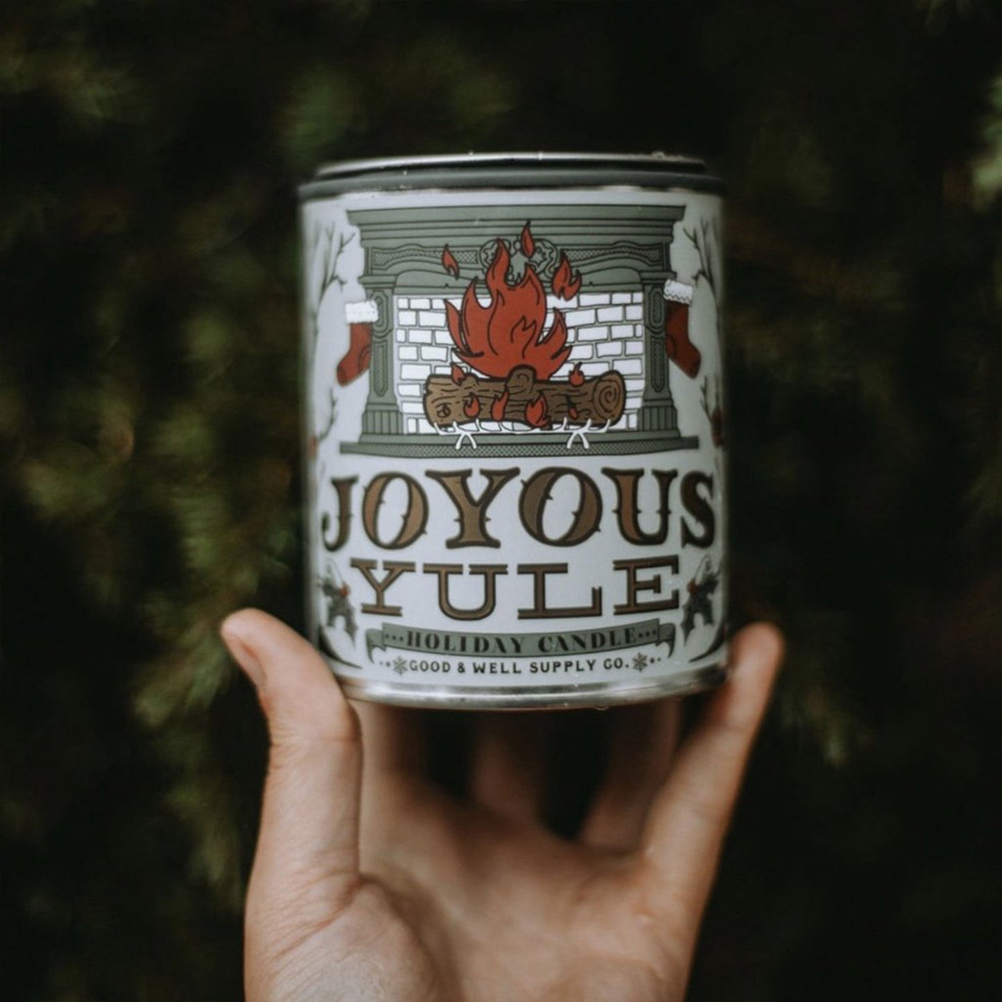 Joyous Yule Holiday Candle 8oz