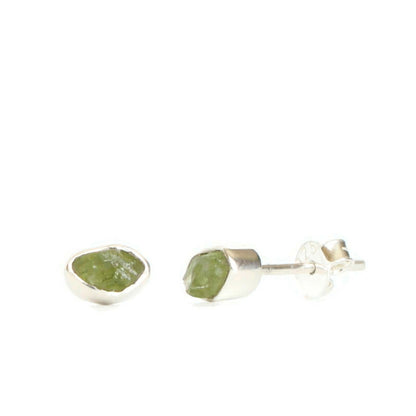 Rough Gemstone Studs