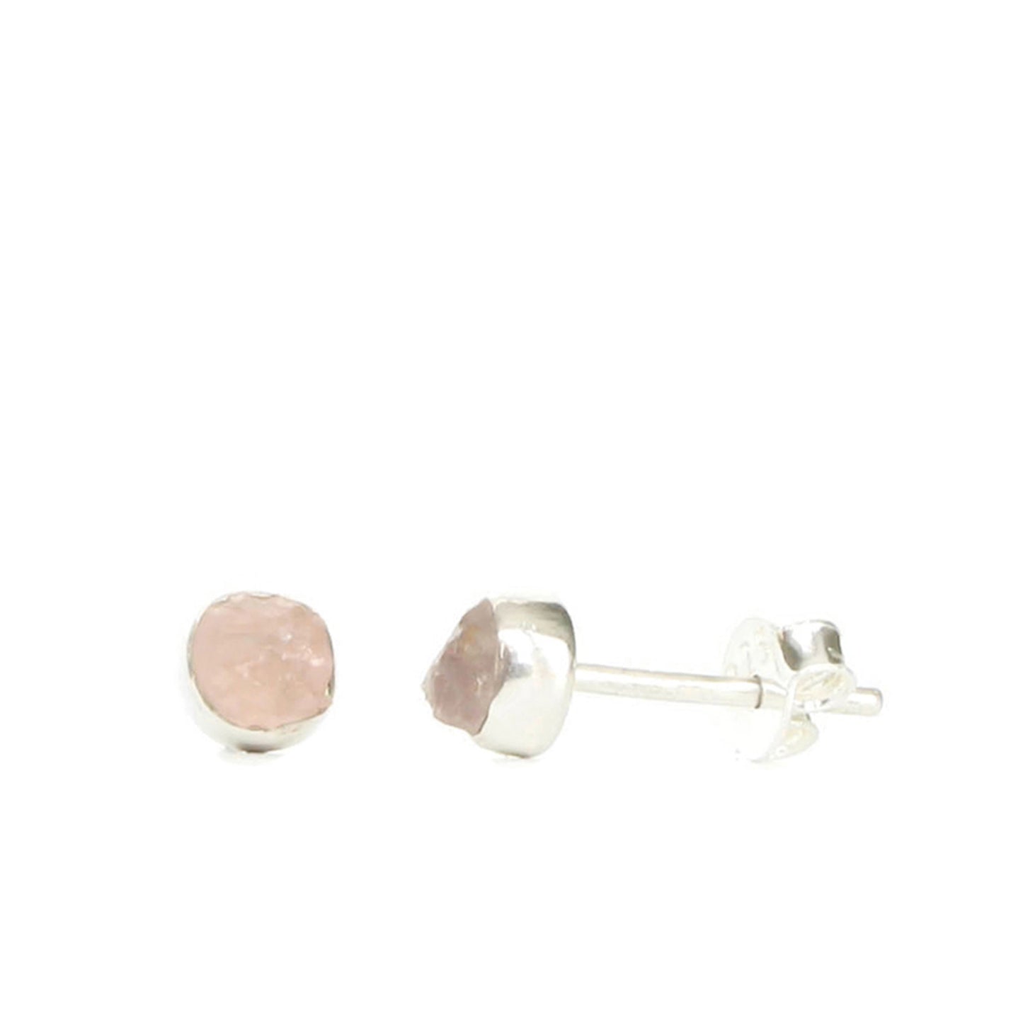 Rough Gemstone Studs