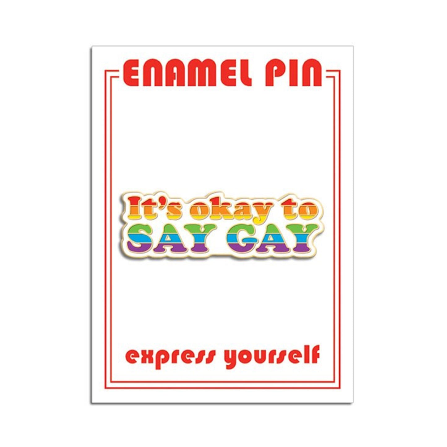 It's Okay to Say Gay Pin