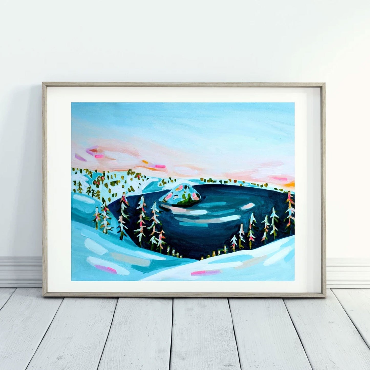 Tirzah Lane: Crater Lake Print