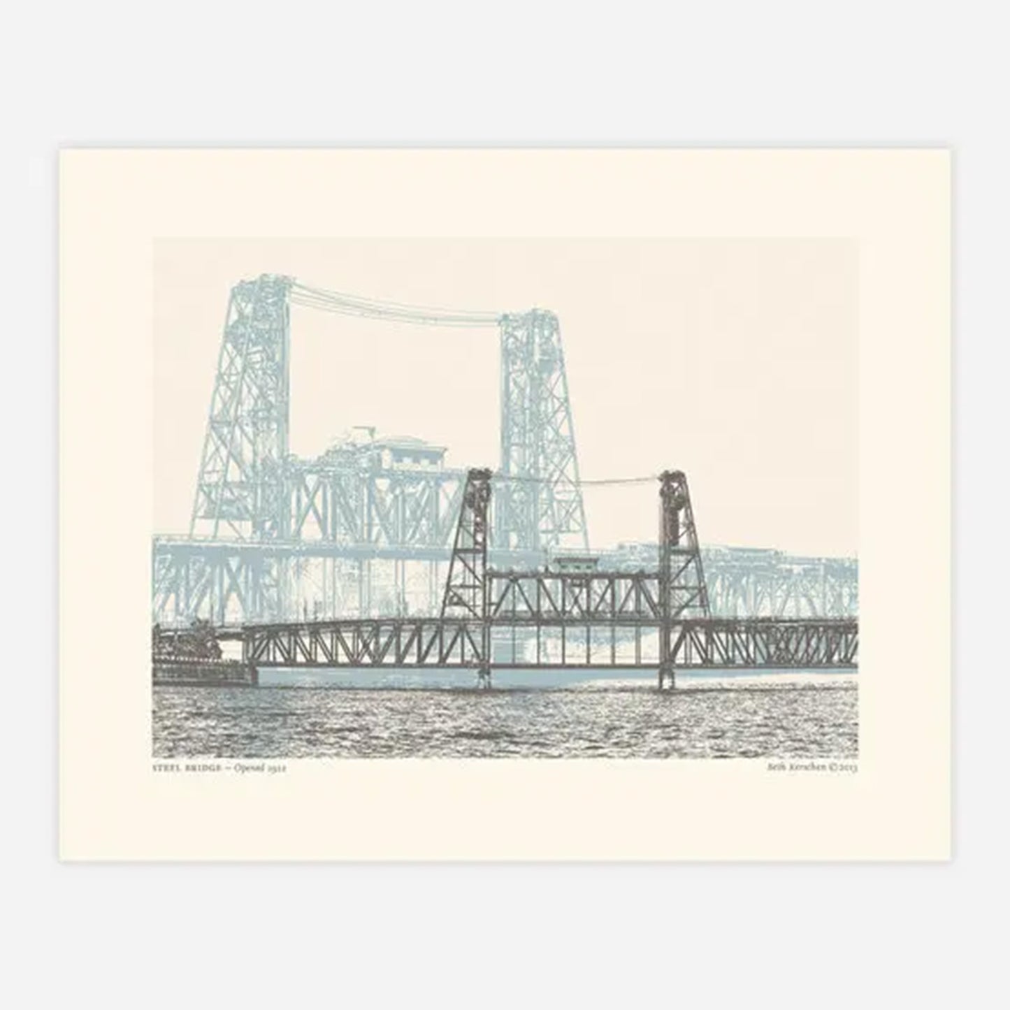 Urban Retrospectives: Steel Bridge Print